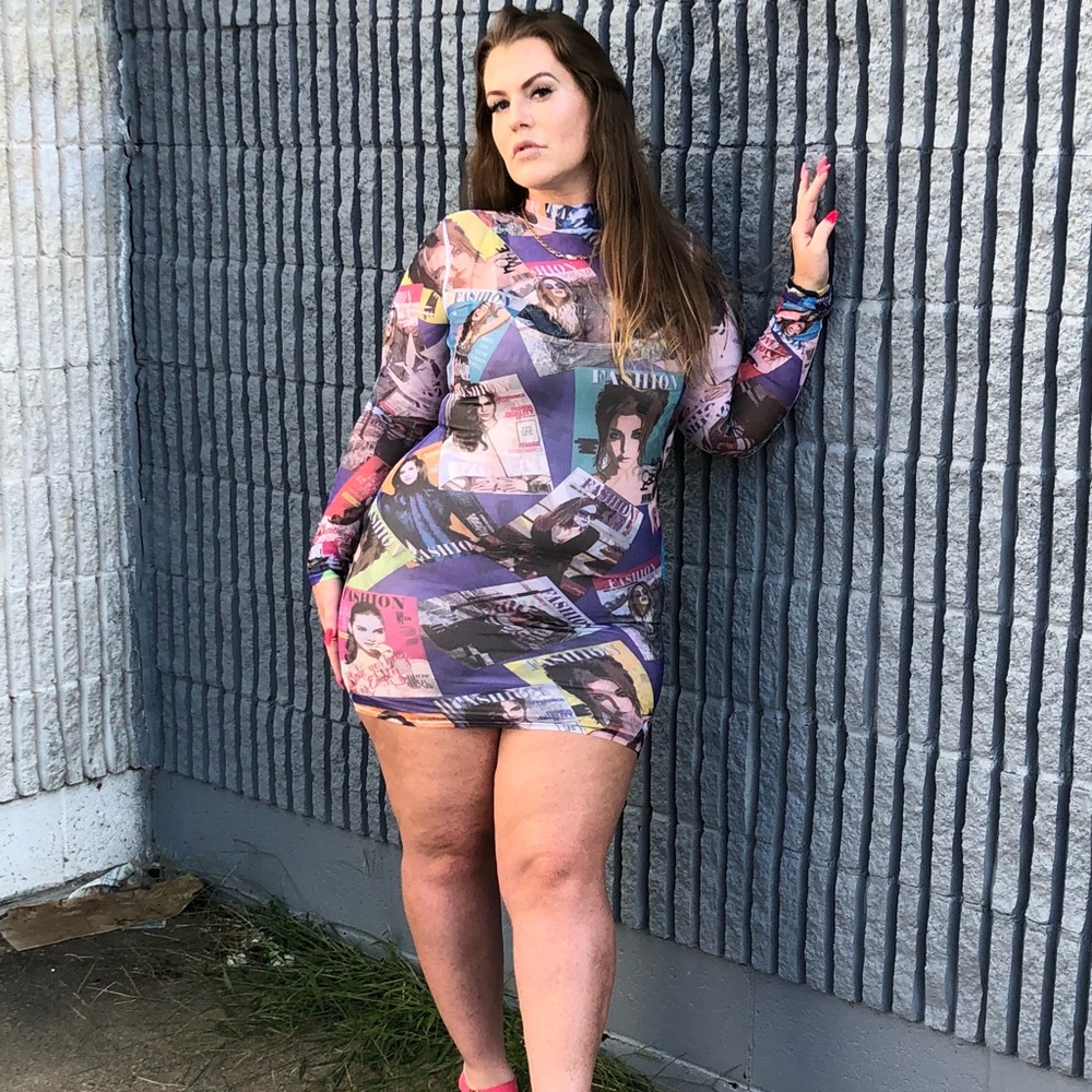 Call it fashion mash mini dress - Large - Picture 4 of 4